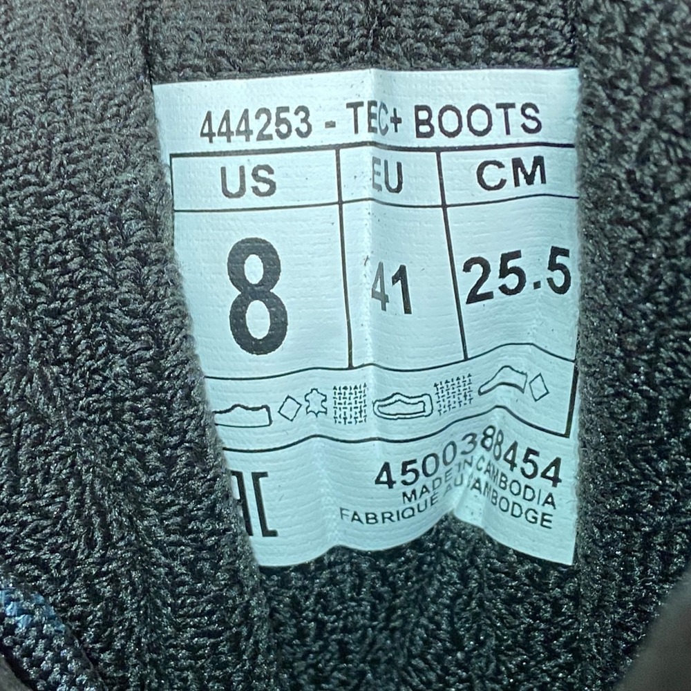 Ski-Doo‎ TEC+ Boots Size 8 EU41 Black Waterproof Primaloft Insulated Unisex NWT - Picture 10 of 14